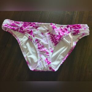 Victoria's Secret Pink and White Bikini Bottom